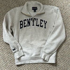 Jansport 1/4 zip sweatshirt. Bentley University